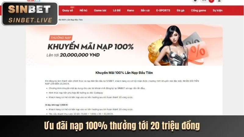 Khuyến mãi chào mừng thành viên mới NK88